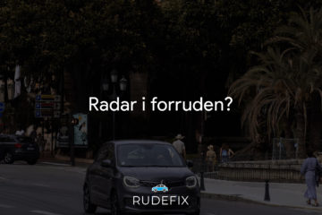Radar i forruden - forrude udstyr