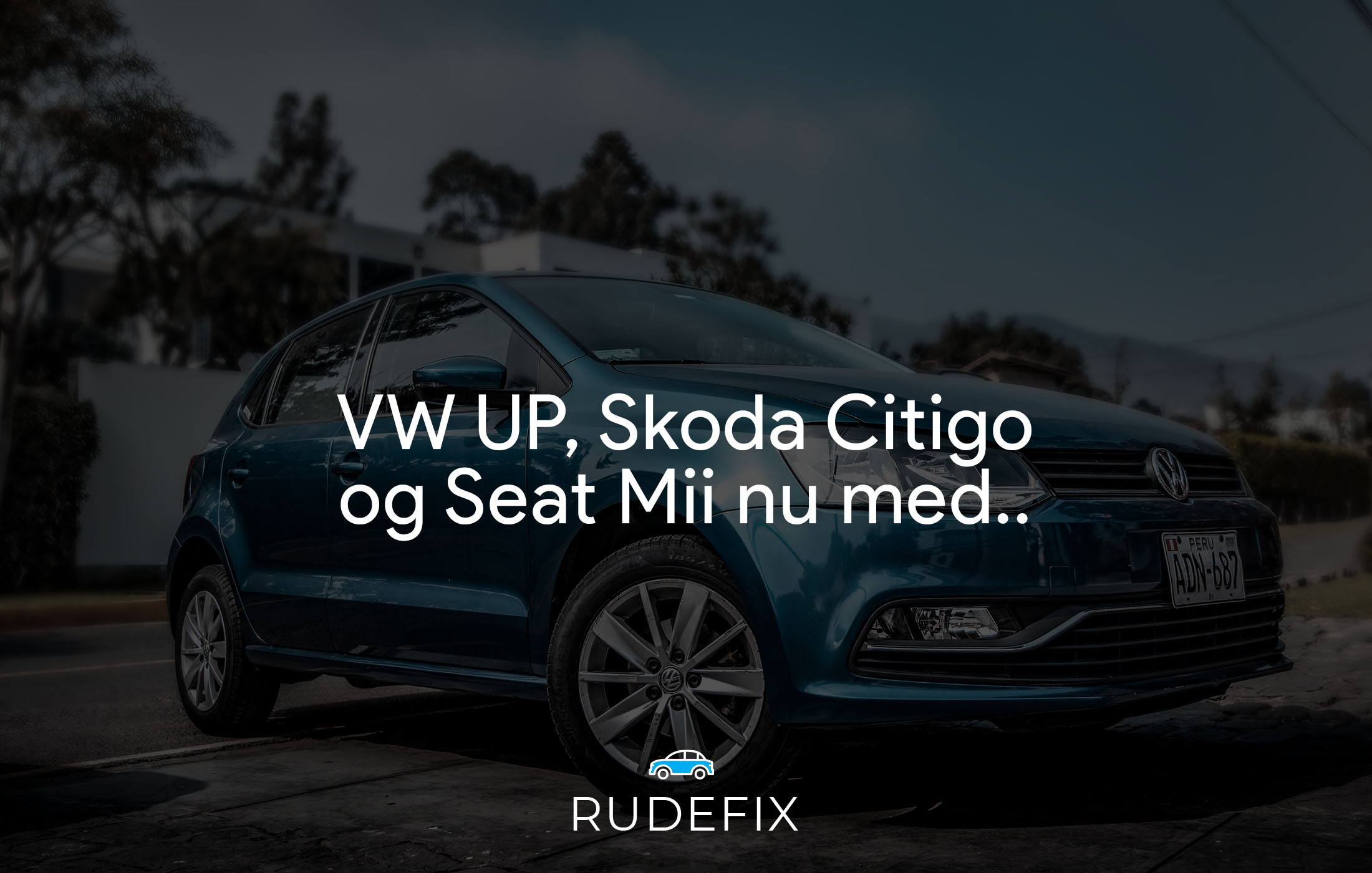 VW UP, Skoda Citigo og Seat Mii - forrude information
