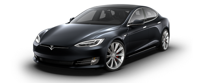 Tesla Model S forrude