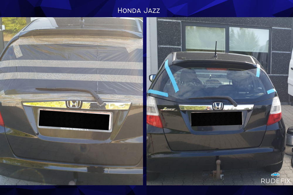 Honda Jazz Passager-siderude foran udskiftning