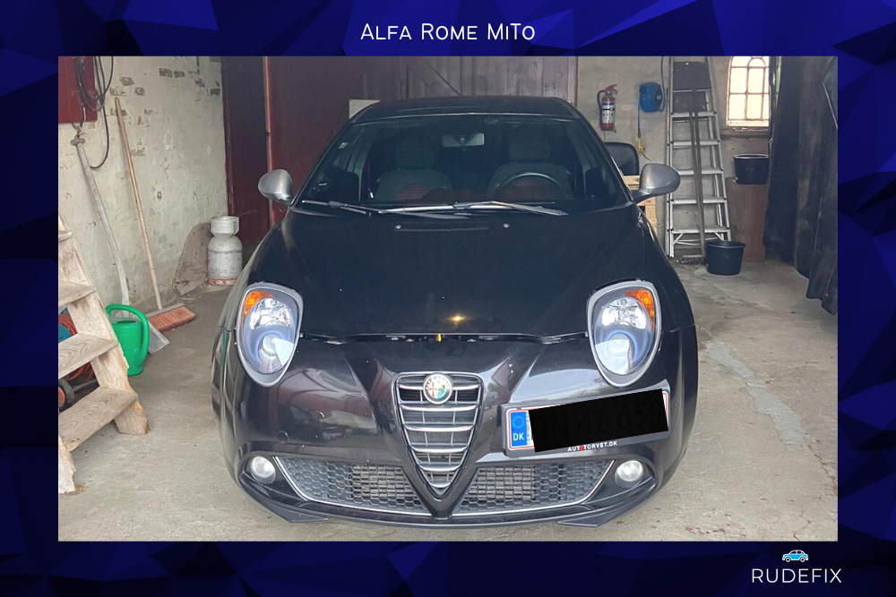 udskiftning af Alfa Romeo Mito Fører-siderude bag udskiftning